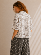 la shirt fleurs short