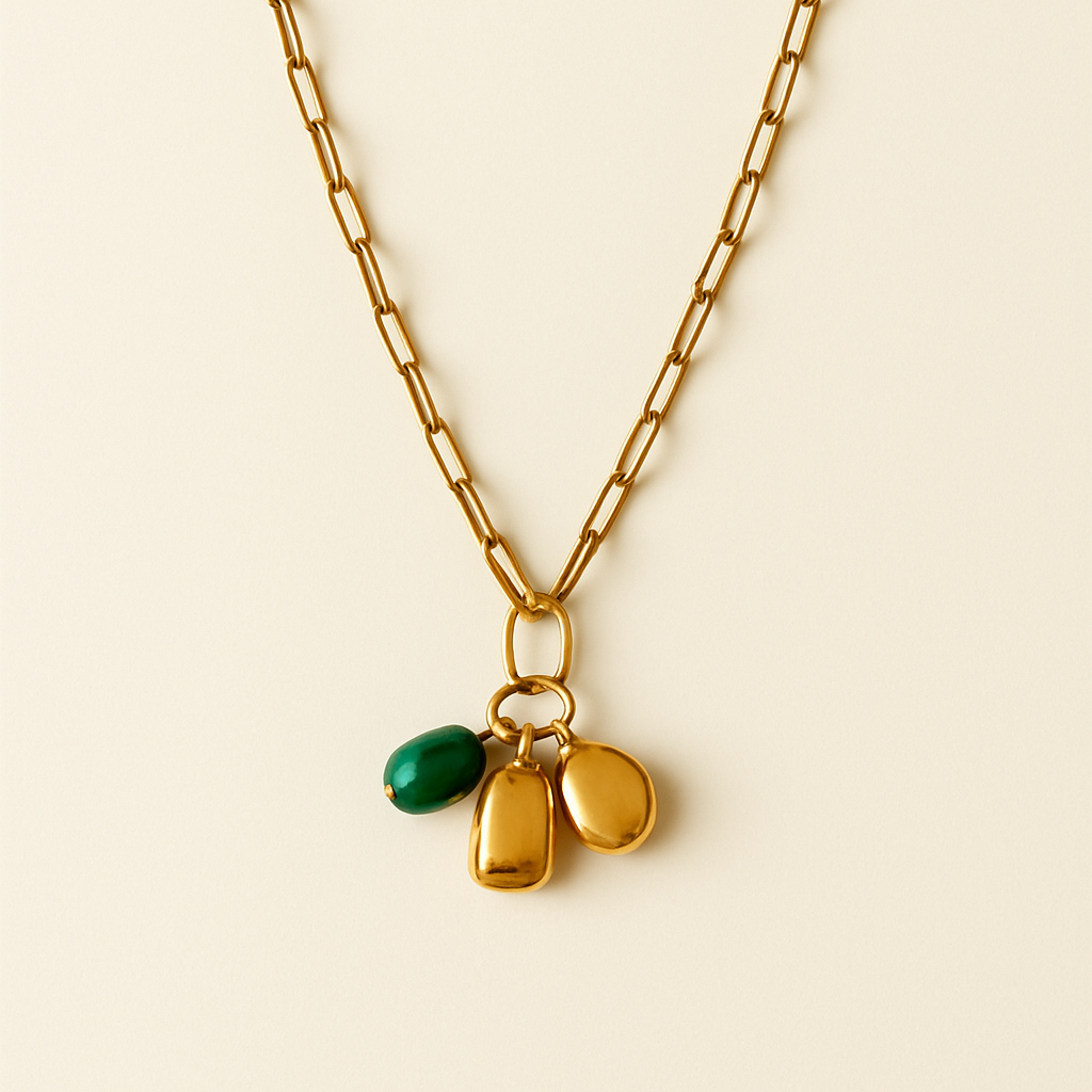 Collar Green Charm