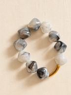 le bracelet galet · gris