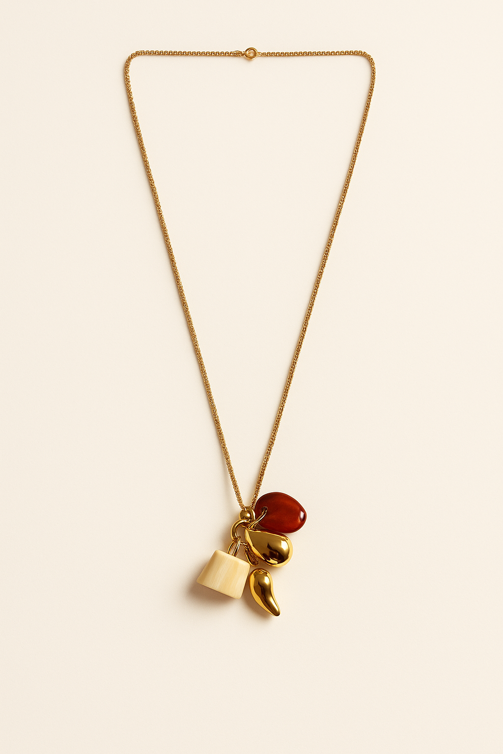 Collar charms brown