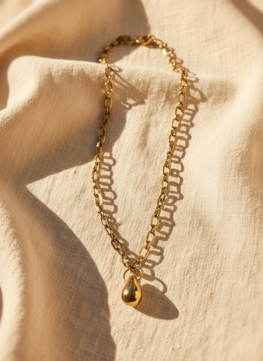le charm drop gold