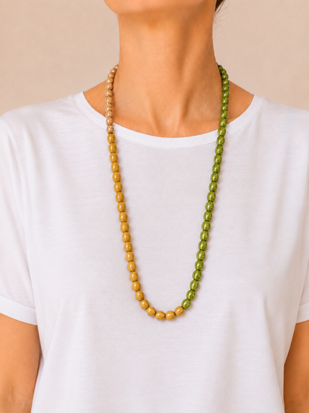 le collier summer III ceramique vert