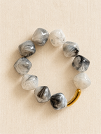 le bracelet galet · gris