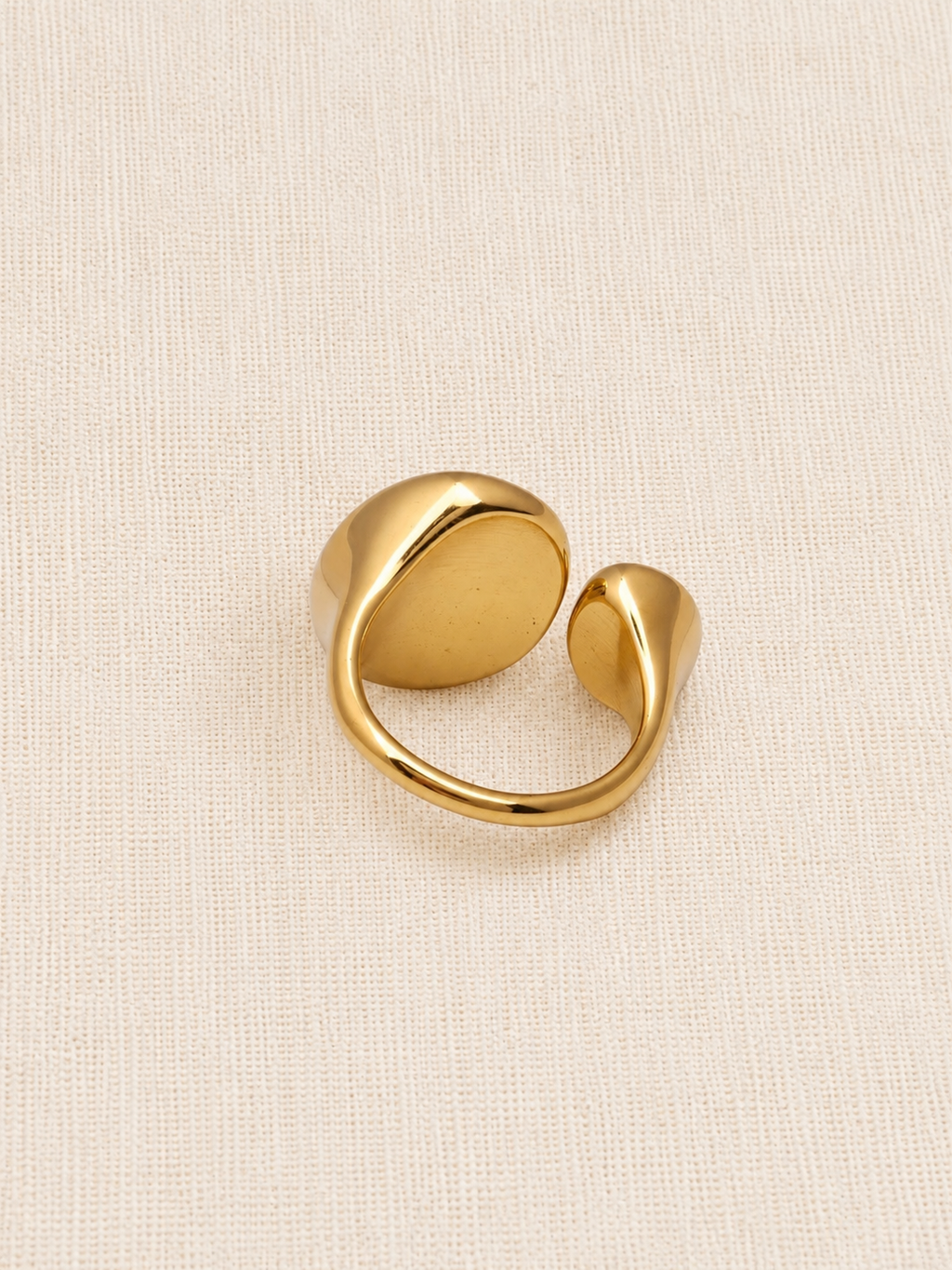 le ring galet rose