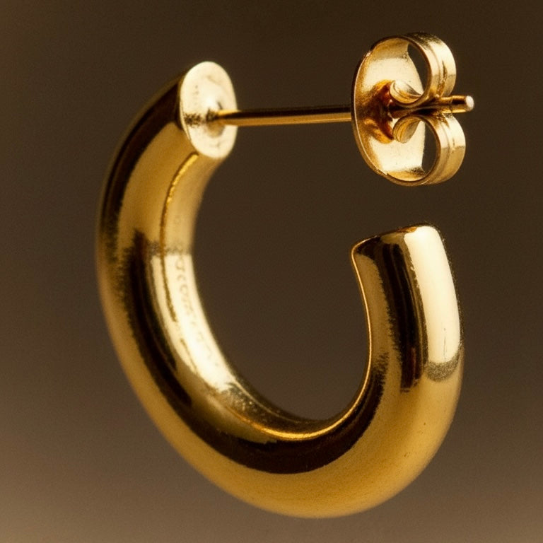 Pendientes Chunky Gold