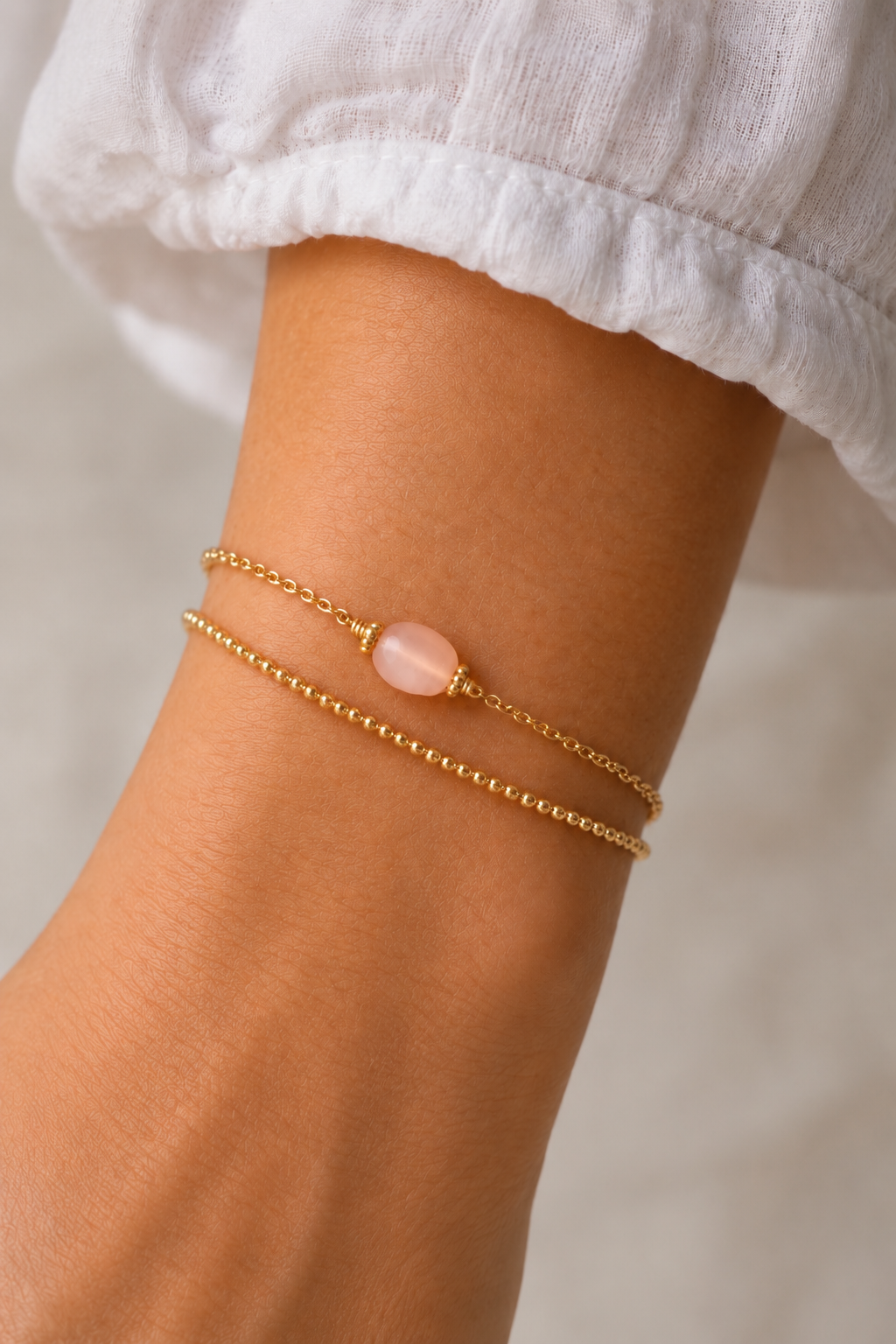 le bracelet cuarzo rose