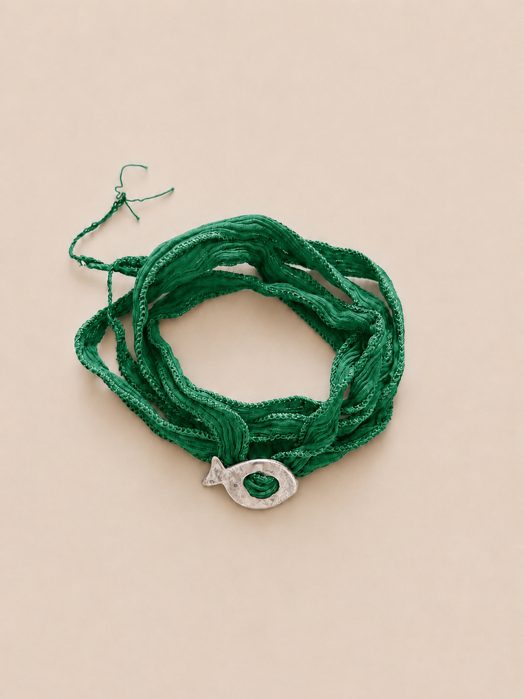 le bracelet poisson verde