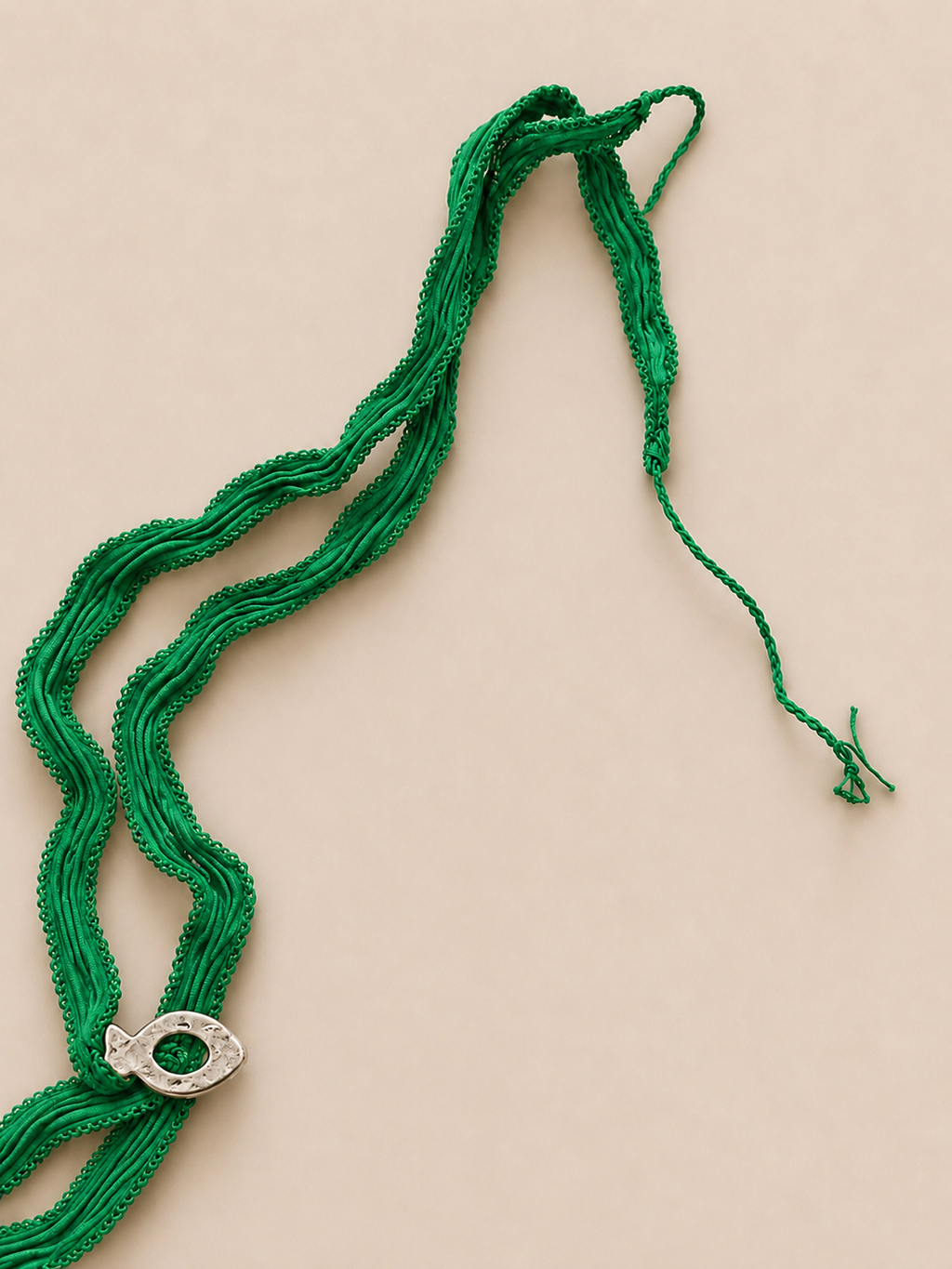 le bracelet poisson verde