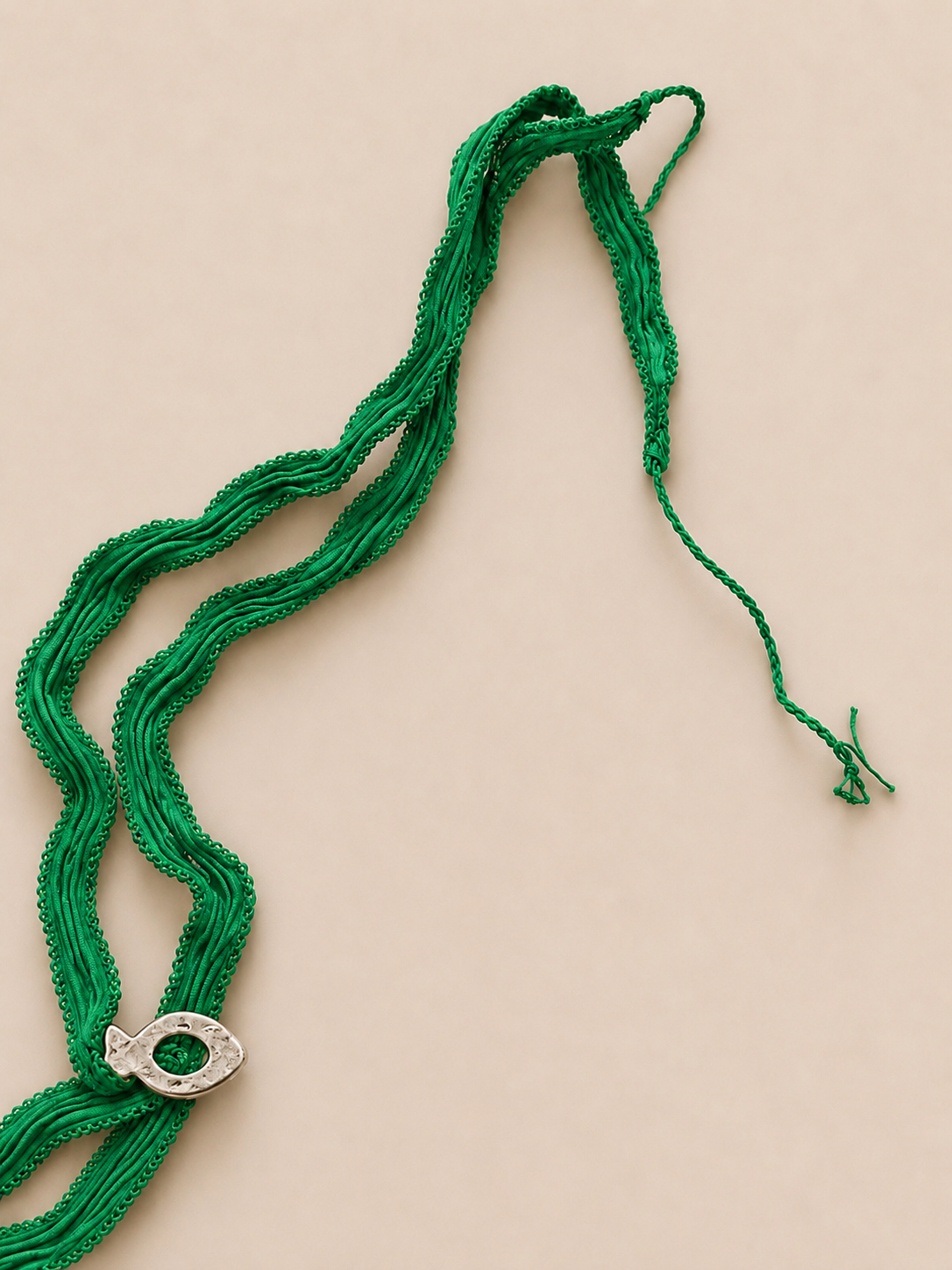 le bracelet poisson verde