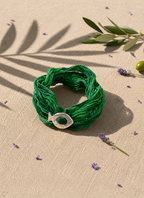 le bracelet poisson verde