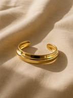 le bracelet cuff doré
