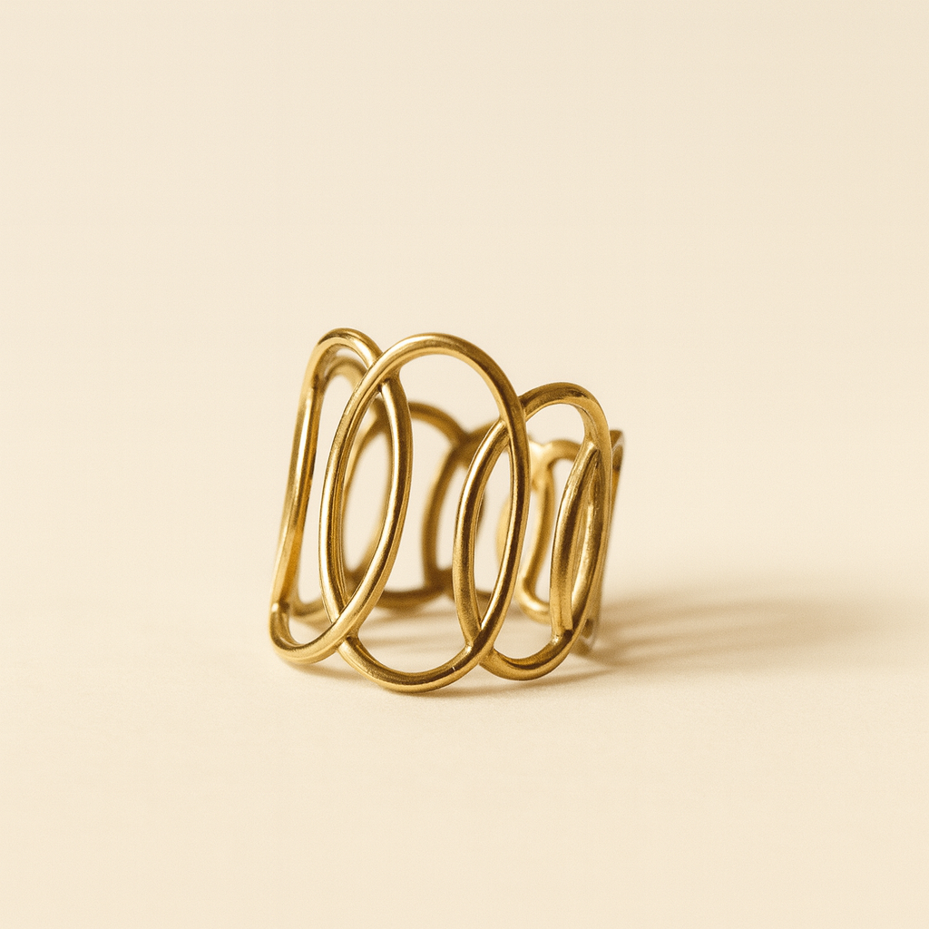 Anillo Golden Lines