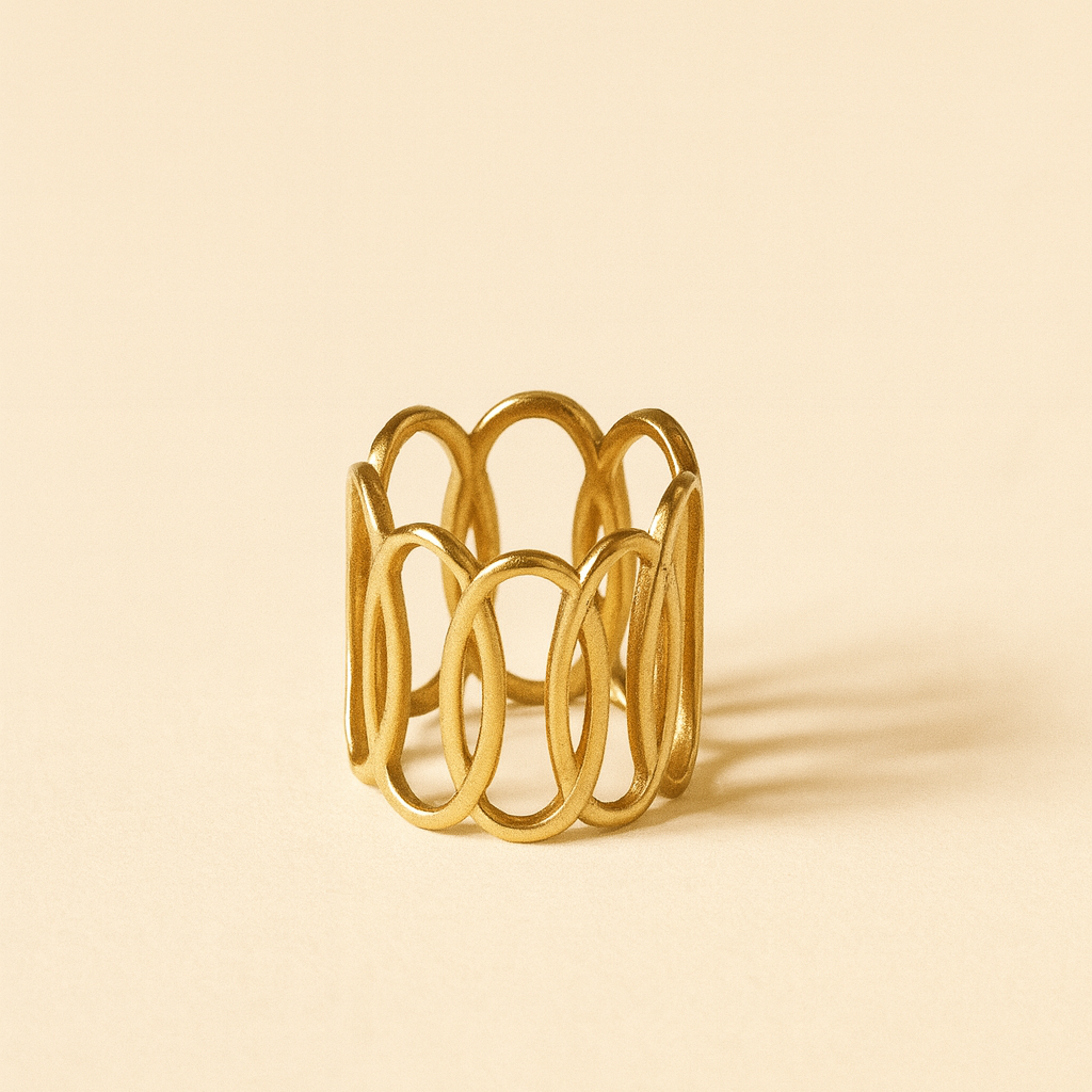 Anillo Golden Lines
