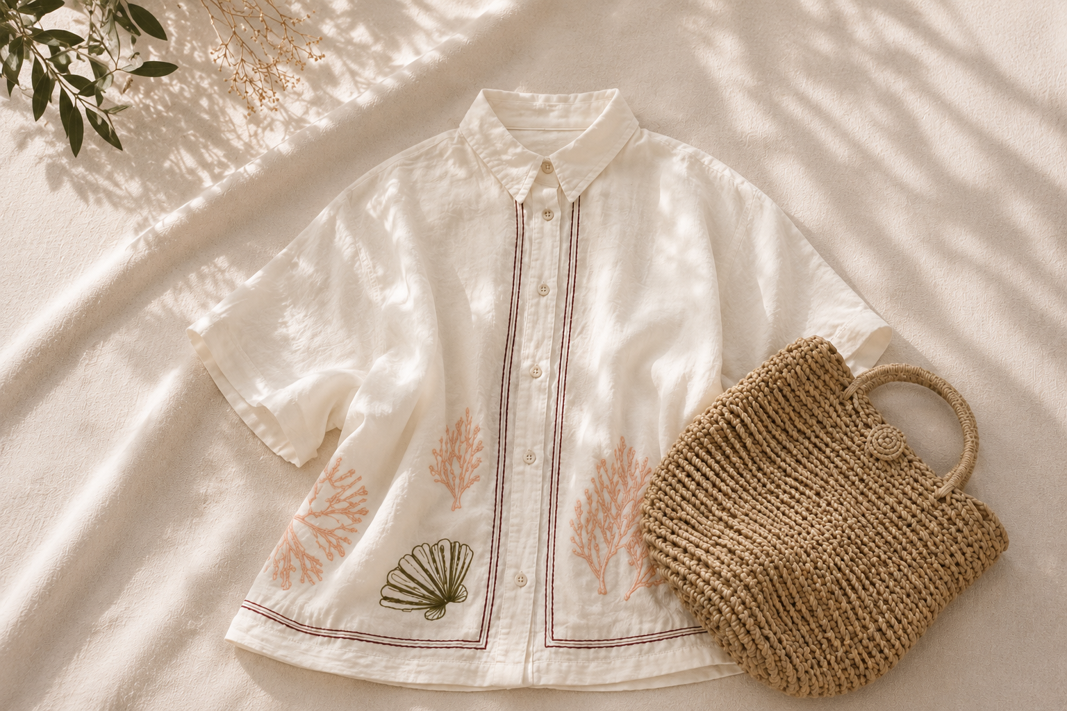 la chemise coquillage