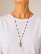 le collier tibet fish pink