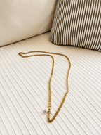 le collier maxi white charm