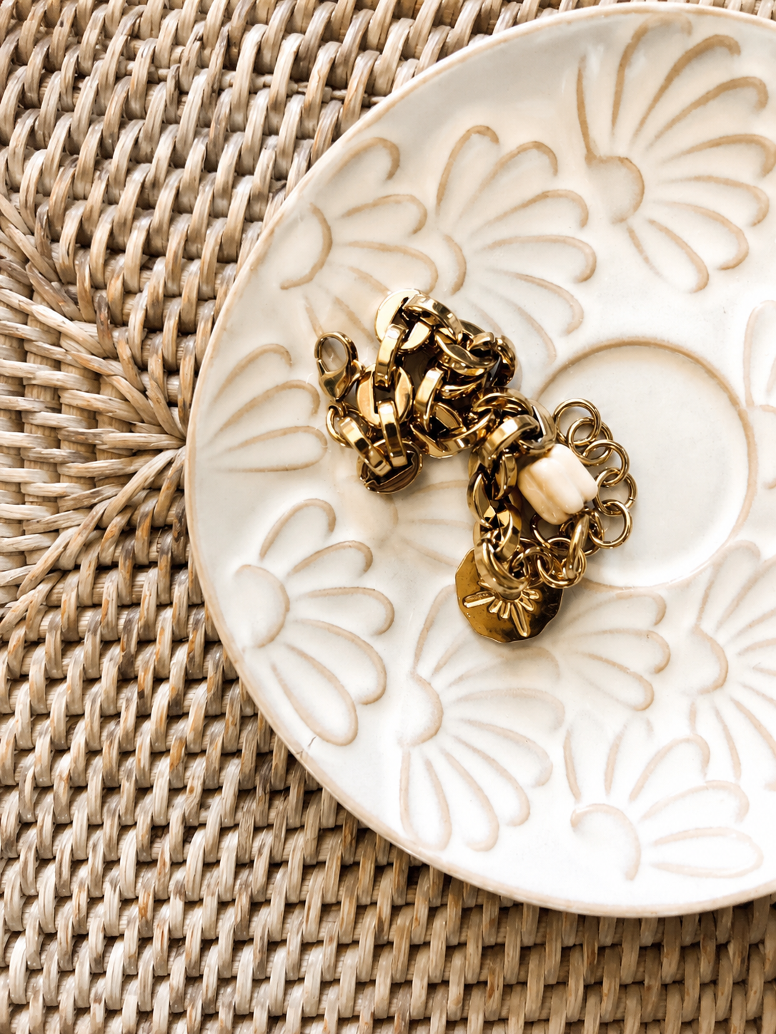 le bracelet white flor