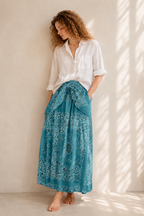 la skirt bandana azul