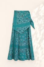 la skirt bandana azul