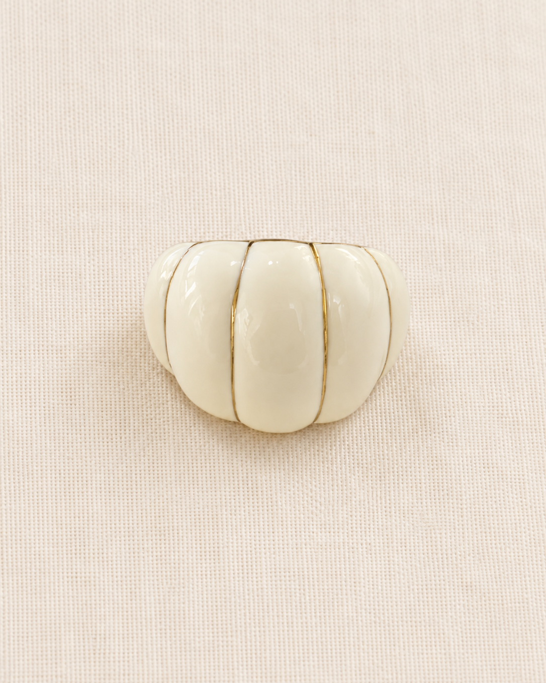 le ring pumpkin écru