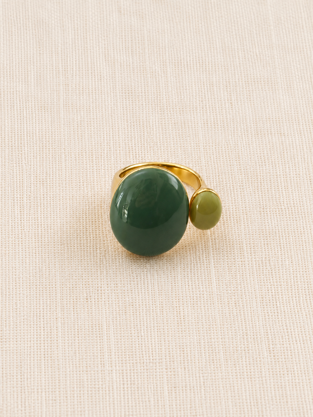 le ring galet vert