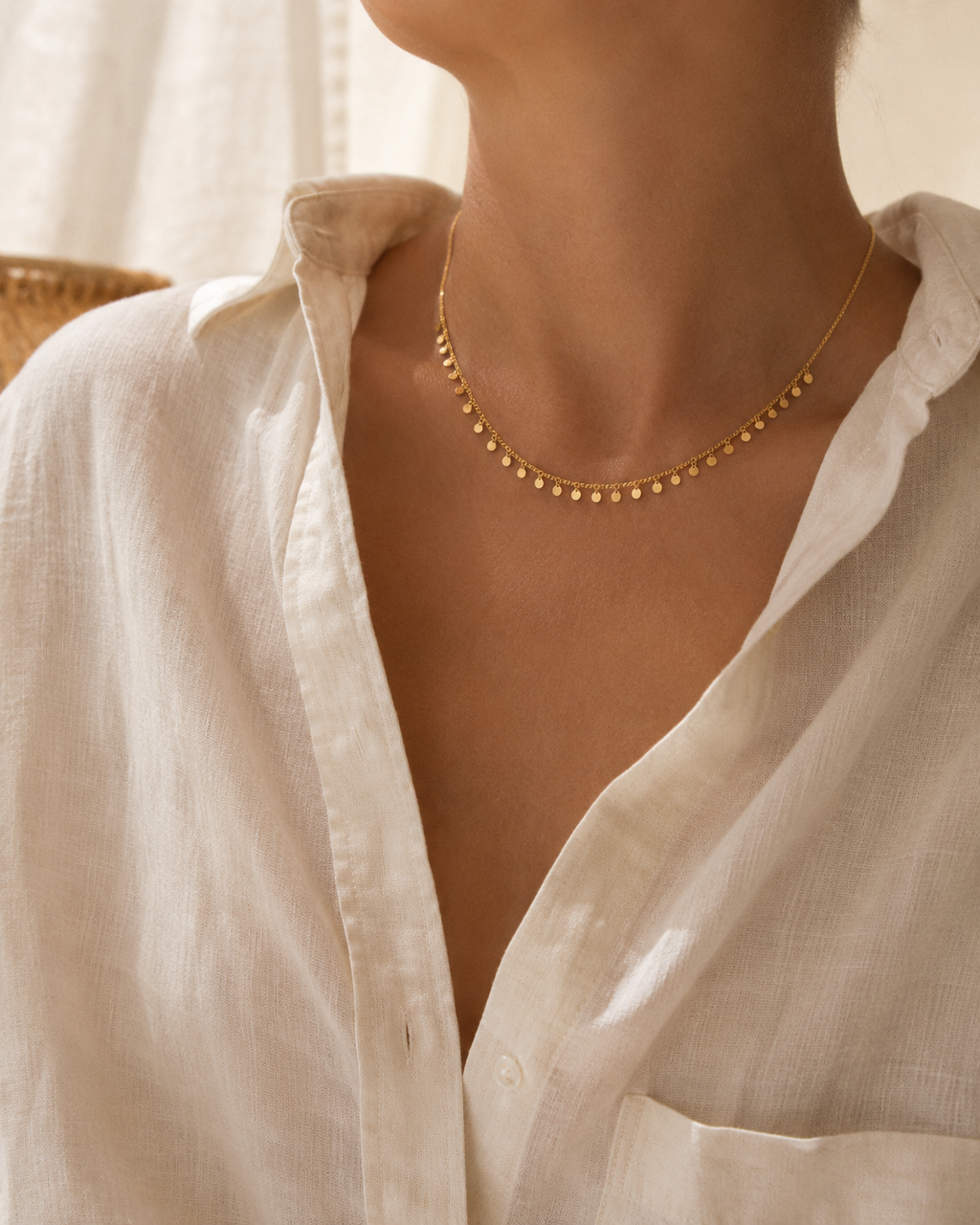 le collier soleil doré