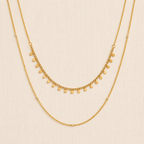 le collier double doré