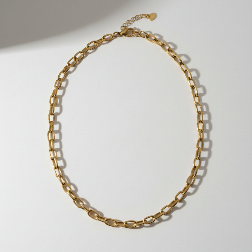 Collar Chunky Twist Gold