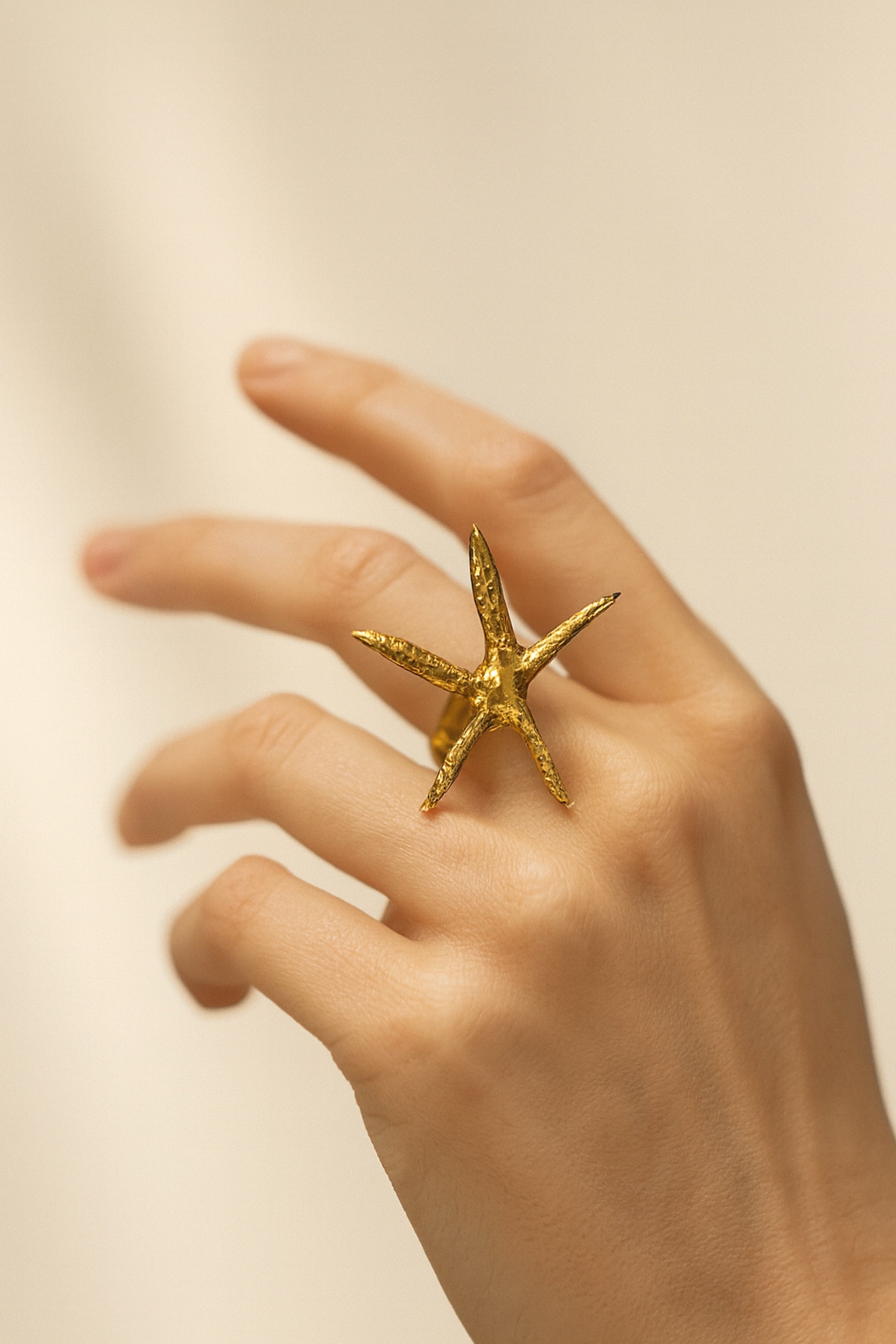 Anillo estrella mar