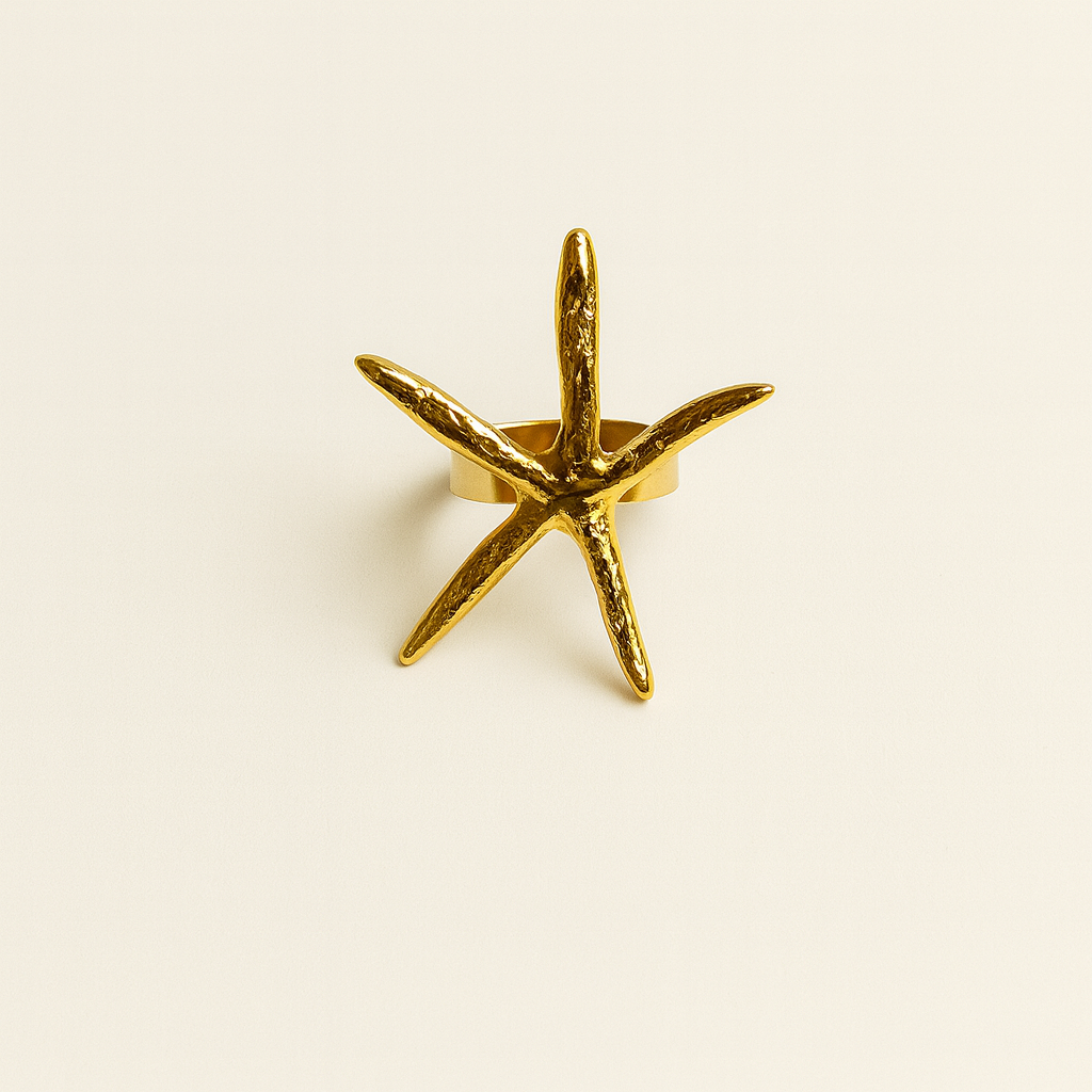 Anillo estrella mar