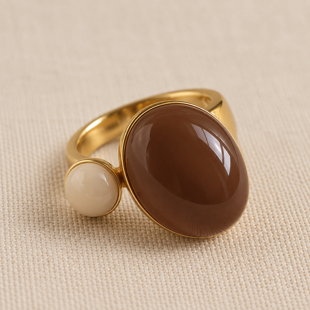 le ring galet moka