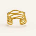 Brazalete dorado abierto