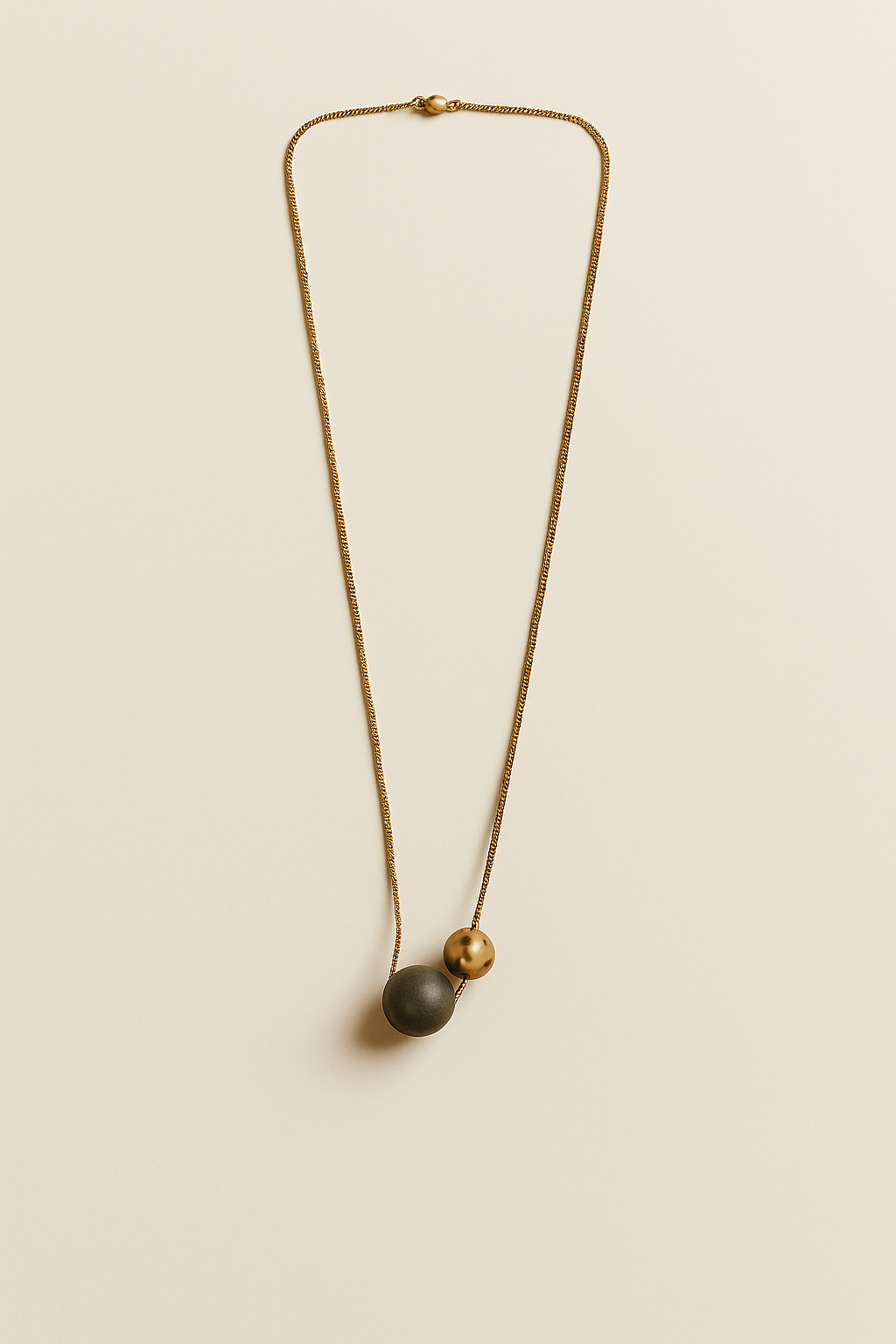 Collar seeds marron